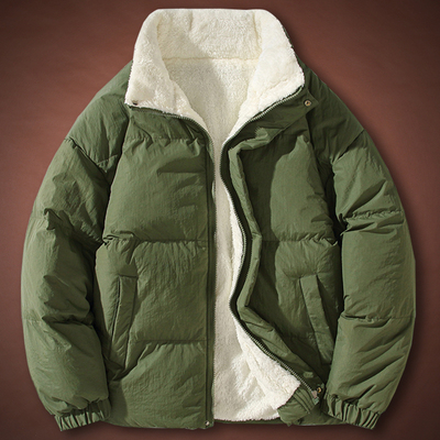 加绒加厚外套jpdun秋冬季