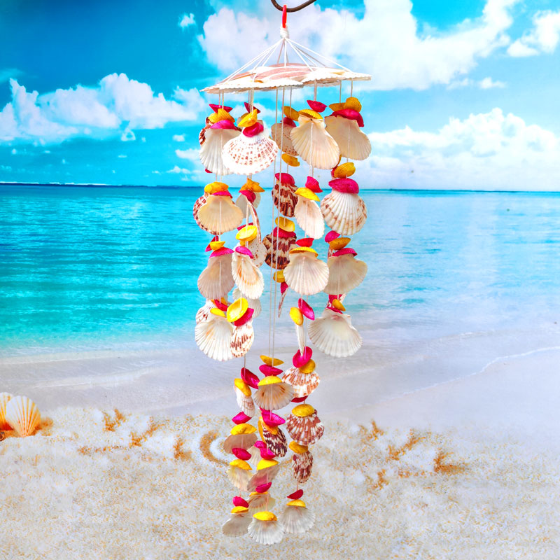 天然海螺贝壳风铃礼物装饰挂件