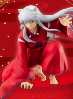动漫模型Furyu 犬夜叉 Inuyasha 泡面压 杯面 手办 景品礼物摆件