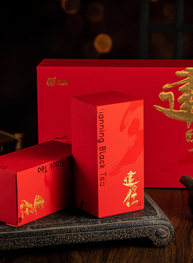 中茶海堤红茶叶礼盒建宁红红茶礼盒XBT338 160g/盒