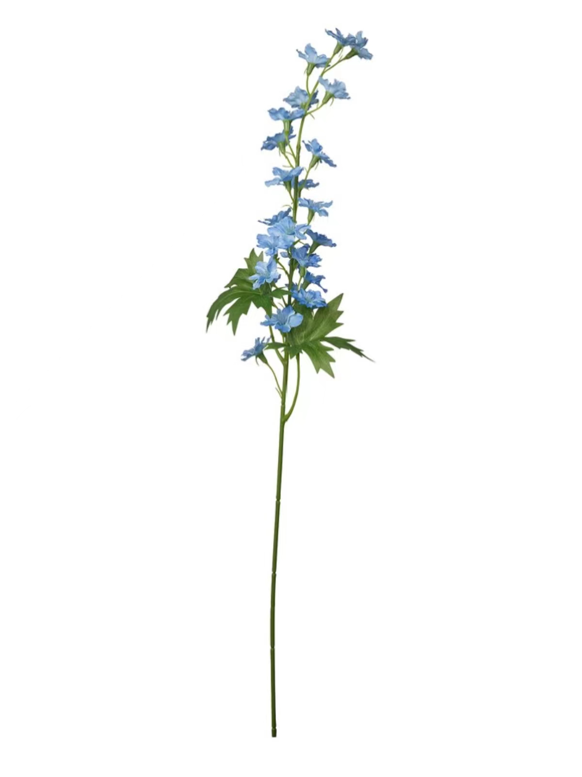 思米加人造花飞燕草蓝色花卉假花仿真60厘米装饰摆件宜家代购国内