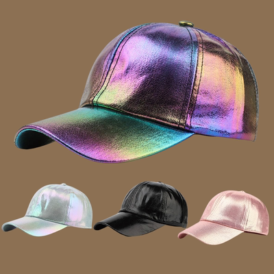 大头围帽子女夏季遮阳防晒帽棒球帽街舞嘻哈镭射帽美式男款鸭舌帽