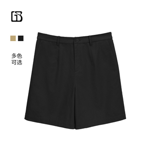 【超值特价】GOLDEN BARRY休闲阔腿纯棉五分裤女裤子561110