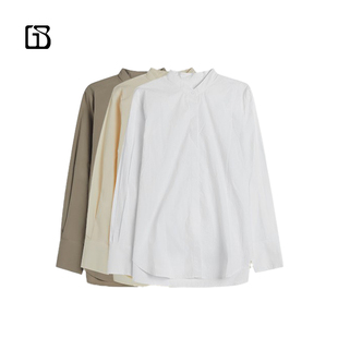 惊喜五折 百搭休闲立领衬衫 GOLDEN 简约时尚 212502 BARRY基础款