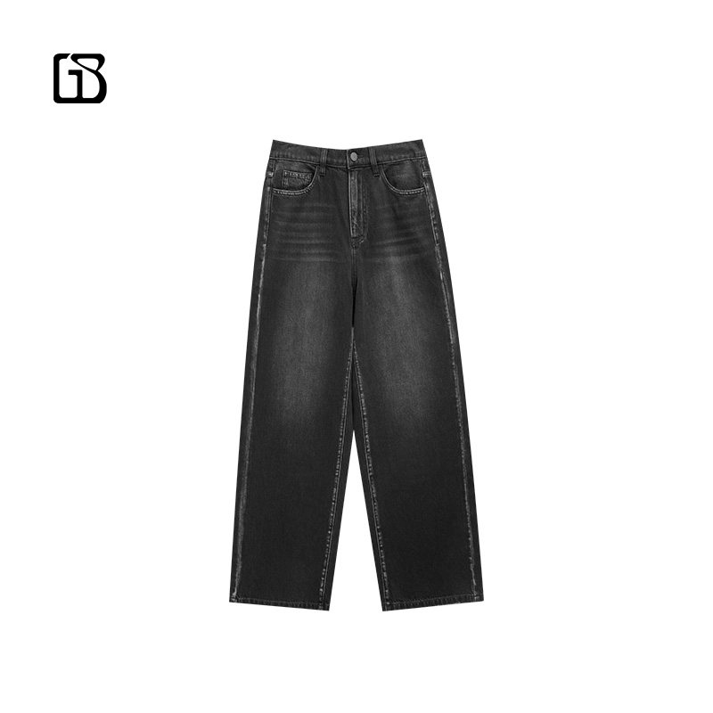 GOLDEN BARRY侧边拼色设计感纯棉阔腿裤501150,女装/女士精品,休闲裤,淘宝优惠券,粉丝福利购,淘宝优惠卷