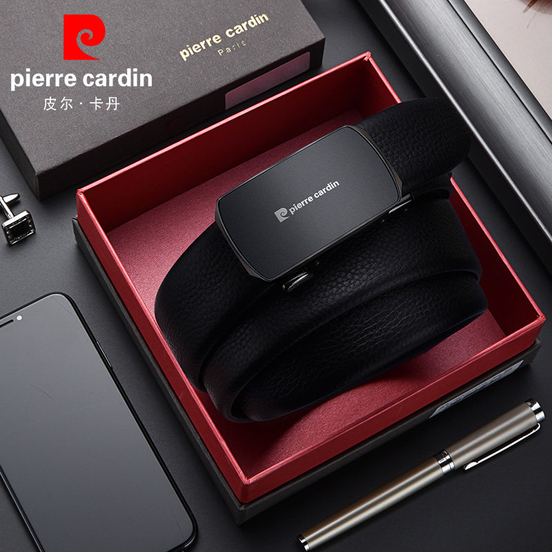 皮尔卡丹皮带男士真皮自动扣头层牛皮商务休闲式裤腰带礼盒新款潮,服饰配件/皮带/帽子/围巾,腰带/皮带/腰链,淘宝优惠券,粉丝福利购,淘宝优惠卷