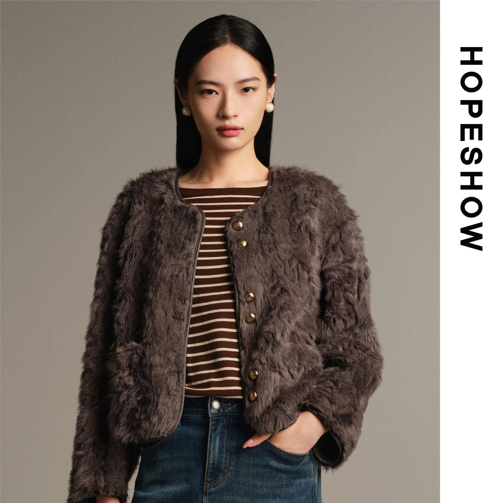 HOPESHOW红袖外套89225370401