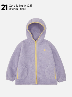 Q21儿童珊瑚绒家居服保暖连帽睡衣上衣Q4CH037