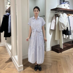 休闲梭织连衣裙 WOVEN PIECE EEOWG24E03 ONE E·Land女士时尚