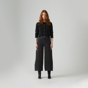 001V1 八分阔腿牛仔裤 0006 s李维斯25年女士美式 Levi