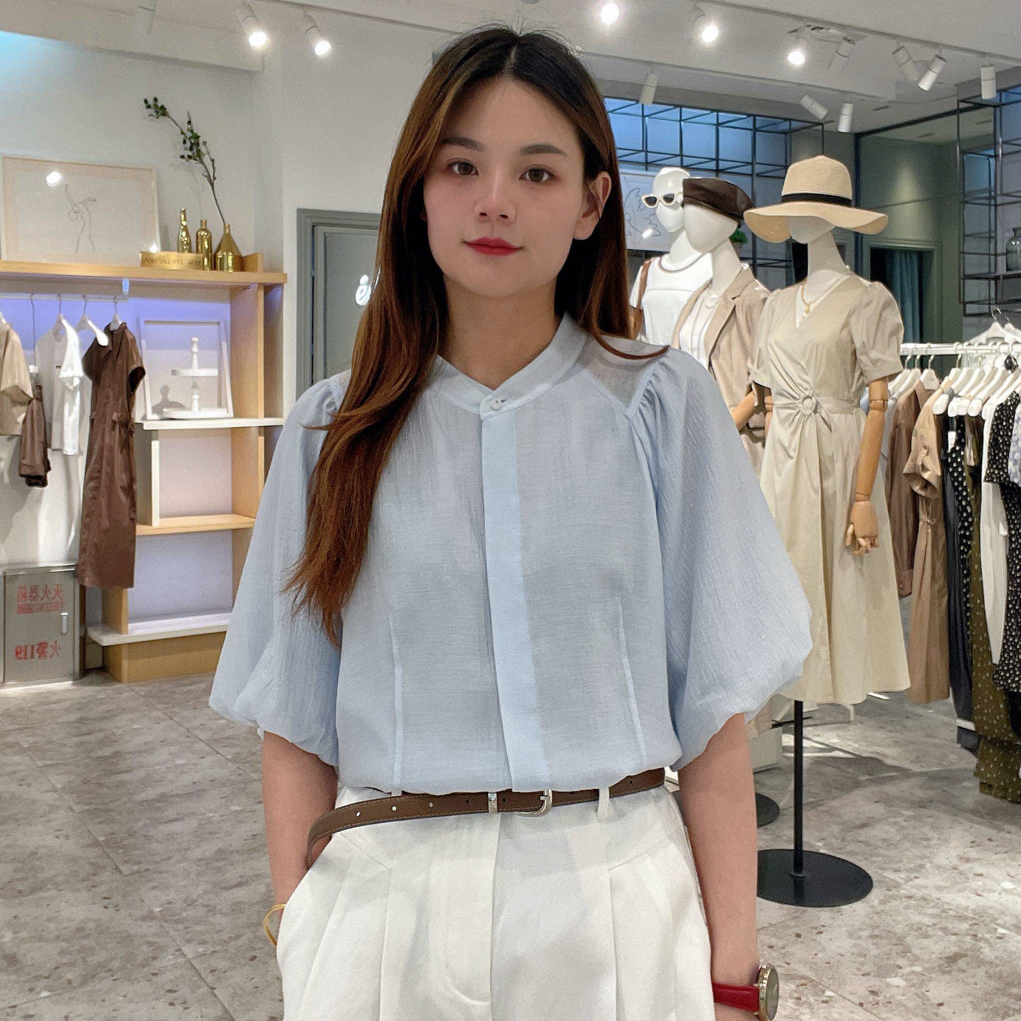 伊芙丽女士简约时尚短袖衬衫1G4621522