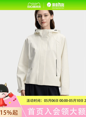 FILA斐乐女士时尚生活宽松多色梭织外套F11W613701F