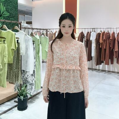 LanaFaY啦娜菲女士简约温柔衬衫小衫L5X503