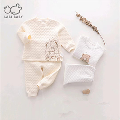 LABI BABY/拉比夹丝肩开服套装（2套装）LVDA100204