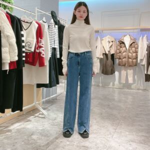 伊芙丽女士时尚休闲牛仔裤1F2150141