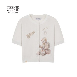 TeenieWeenie小熊女 针织短袖开衫