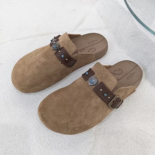 Safiya/索菲娅勃肯鞋女懒人外穿拖鞋休闲鞋SFE1110206