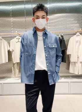 麦檬男士简约时尚衬衫9F2120222