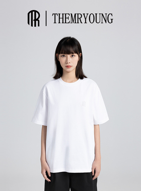 THEMRYOUNG密特扬春夏男女同款全棉短袖T恤25MY1MTA018