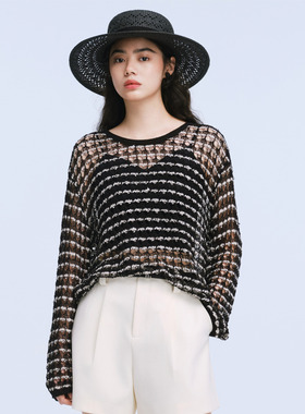 HOPESHOW红袖针织衫89125130104