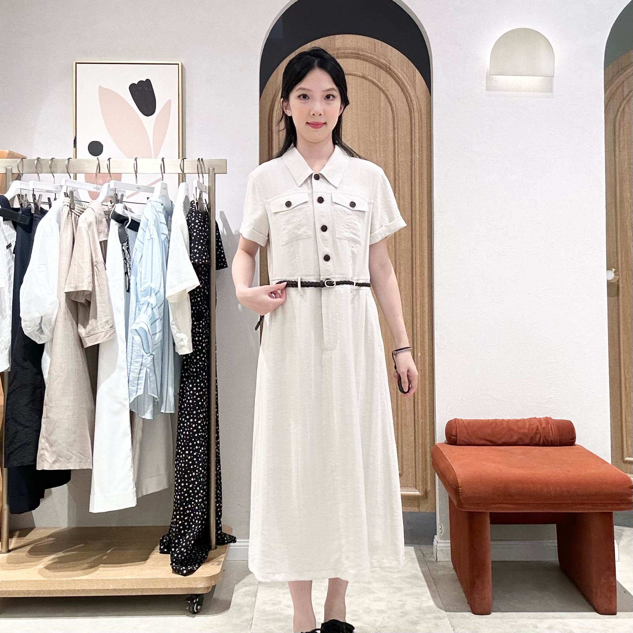 伊芙丽女士简约气质连身衣1G7691751