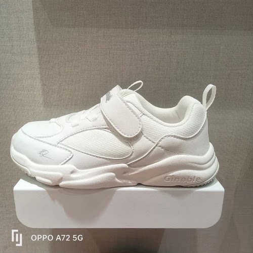 基诺浦跃步鞋校园小白鞋系列GY1522