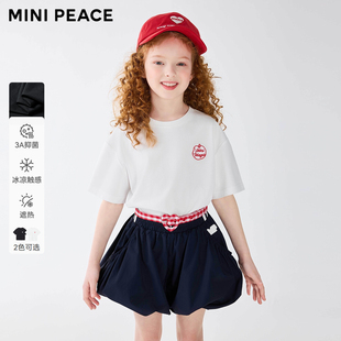 Mini 儿童短袖 T恤男女夏装 F1CNF2B01 Peace太平鸟童装