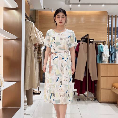 FEIZI菲姿女士简约时尚连衣裙F4B428