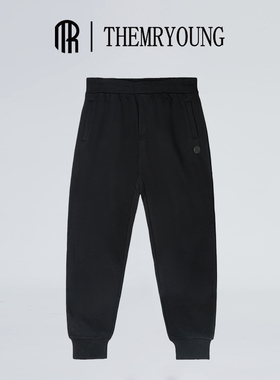 THEMRYOUNG密特扬 休闲长裤立体LOGO男女25MY1MBR055