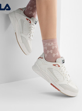 FILA 多彩|斐乐OLIVE桂冠女板鞋软底小白鞋运动鞋休闲鞋F12W621216F