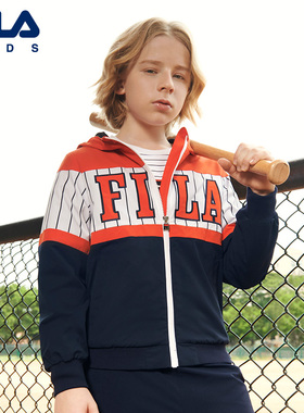 FILA KIDS/斐乐儿童2021秋新品男童梭织外套K12B131706