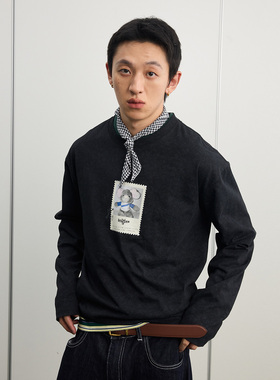 BEASTER B53102W119小老鼠邮票图案T恤