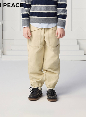 MINIPEACE太平鸟童装男童工装裤秋季儿童休闲长裤