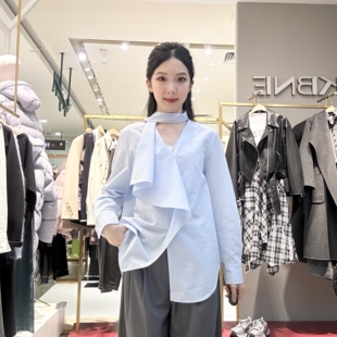 卡贝奈尔女士时尚简约衬衫360121104上衣