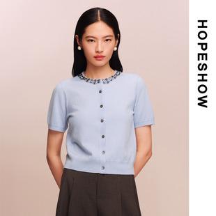 针织89225290116 HOPESHOW红袖