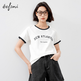 伊芙丽美式 复古T恤1F4800571