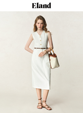 Eland衣恋连衣裙女 长裙