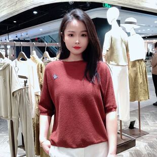 LanaFaY 女士圆领简约针织衫L3X818