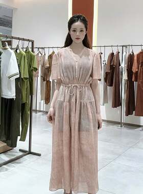 LanaFaY啦娜菲女士温柔优雅连衣裙L5X455