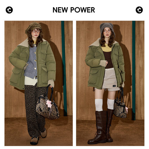 COOHIUT女式羽绒服