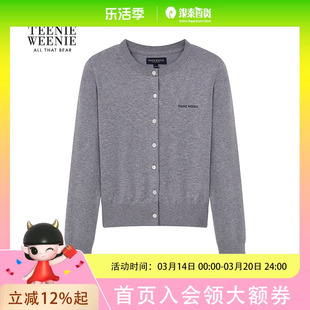 TeenieWeenie小熊女装 针织衫 简约 圆领开衫