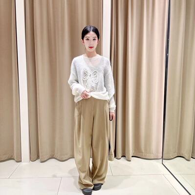 欧海一生女士简约时尚休闲裤T5106BB19102