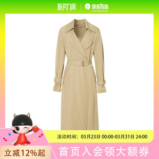 5998160922 炸街外套女爽滑垂感醋酸风衣薄款 MM麦檬21年秋季 新款