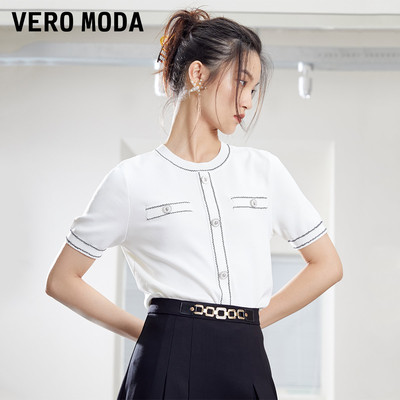 VERO MODA 女士简约时尚针织衫321345003