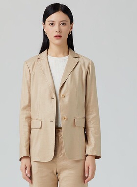 FEIZI菲姿气质优雅女士简约西装外套2A120