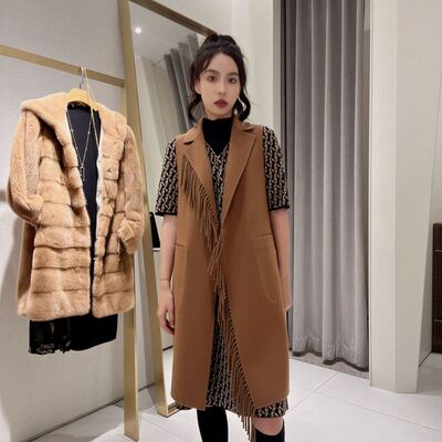 NAERSILING女士时尚简约羊毛马甲LH00427E5