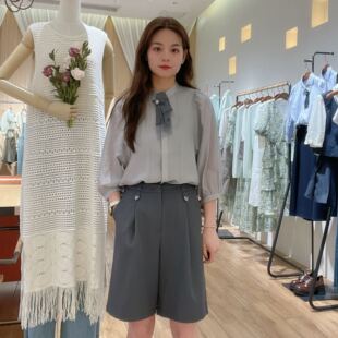 pit女士复古休闲短裤 106D430373