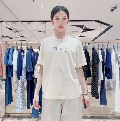 FEIZI菲姿女士宽松休闲T恤F5BT16