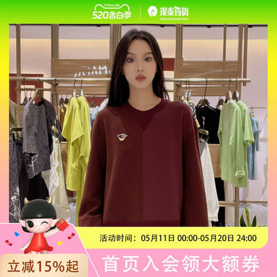 LANAFAY啦娜菲 女士休闲简约套头上衣L3D559