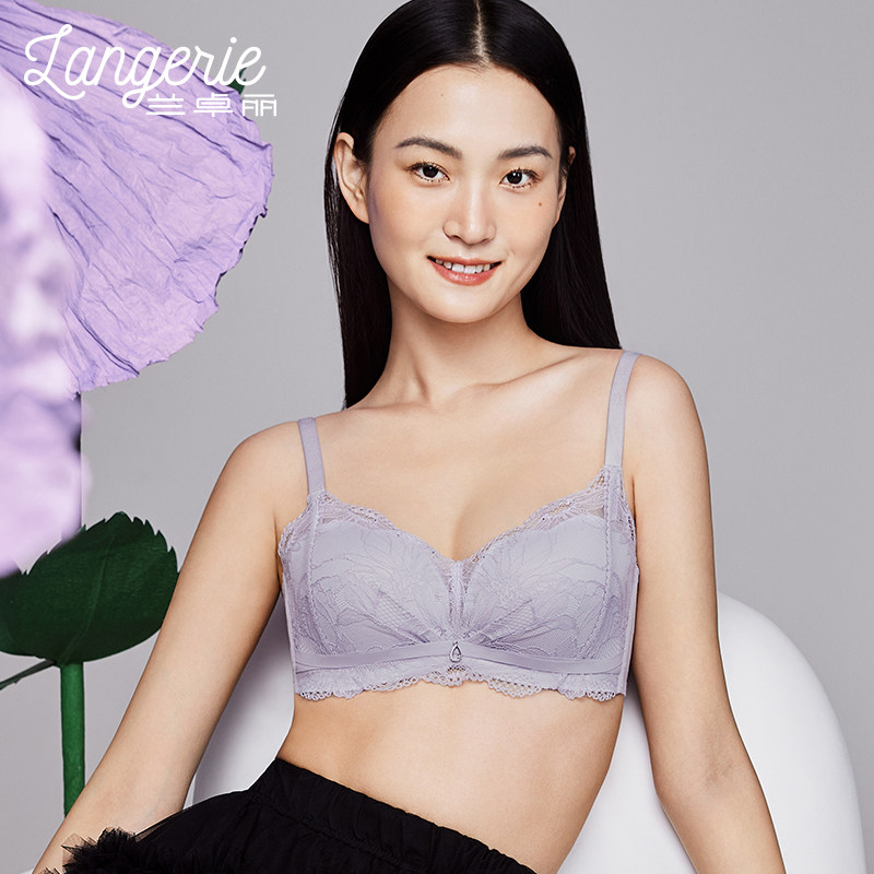 兰卓丽女士内衣 小胸聚拢3/4软钢圈模杯围300820150